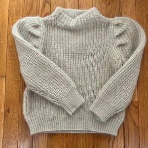 Zara kids sweater with puff sleeves